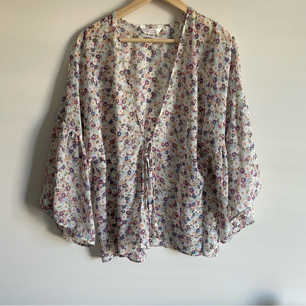 Lauren Conrad Cropped Kimono